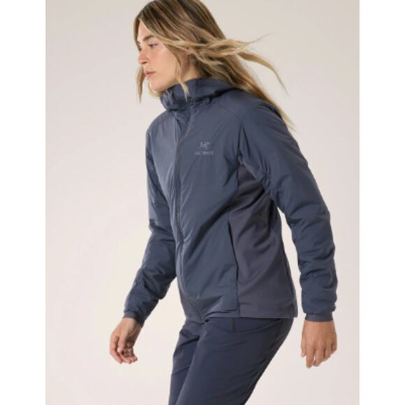 Arc'teryx‎ Jacket Atom Full Zip Long Sleeves Women's Size Large Blue - Picture 1 of 10